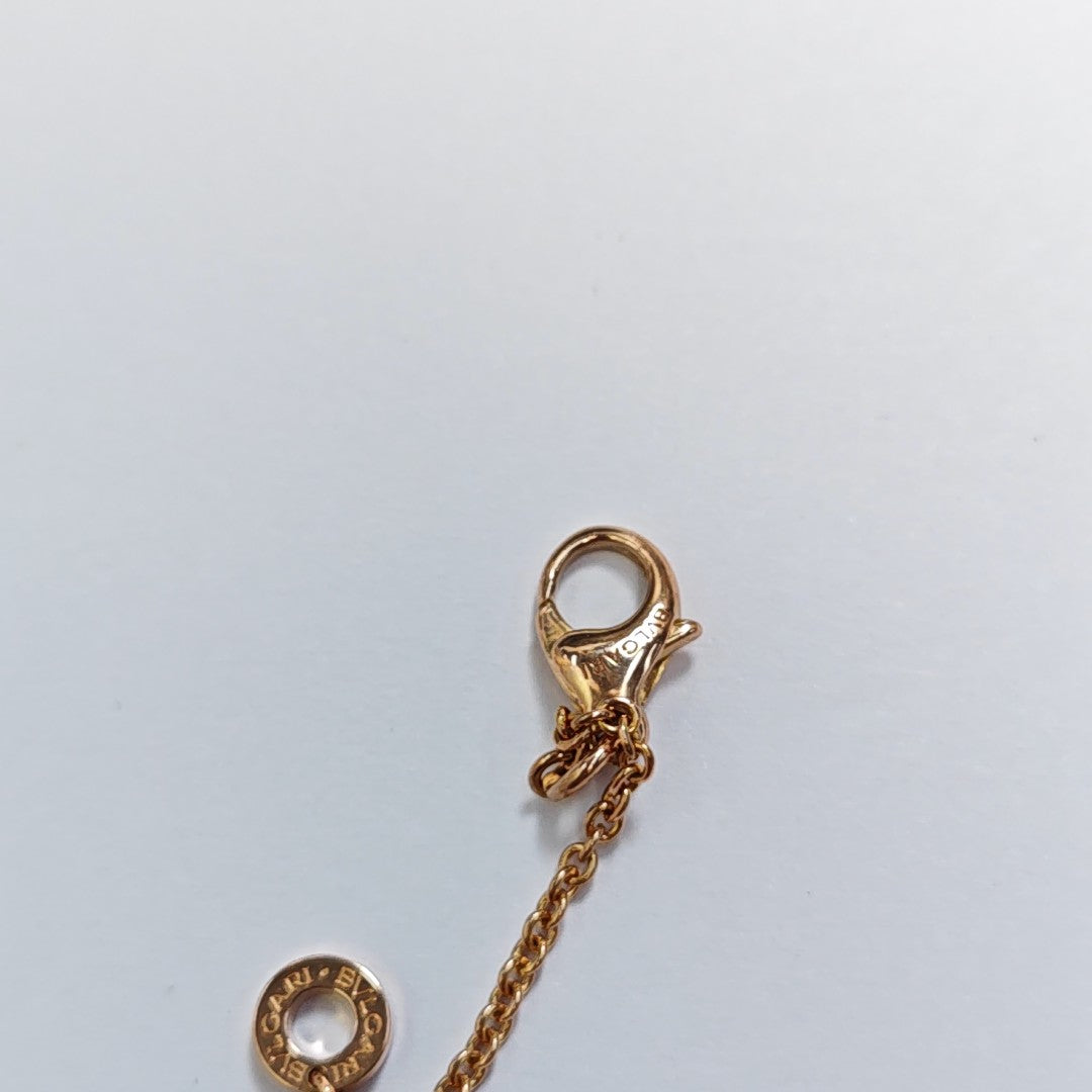 B.ZERO1 18k White Gold Rose Gold Necklace