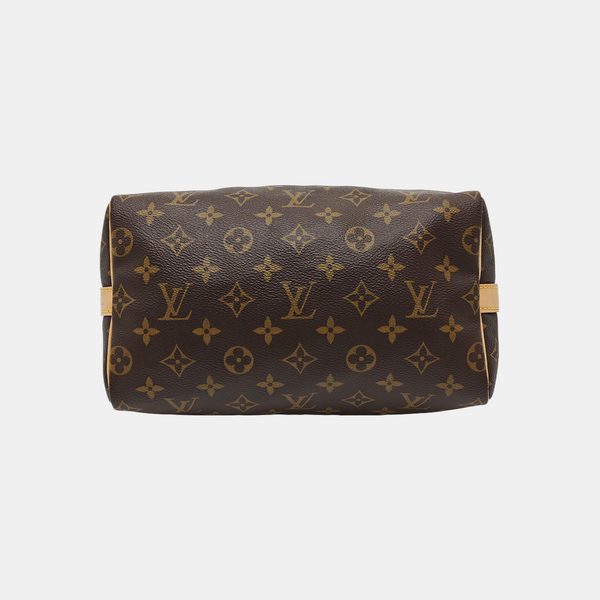 SPEEDY 25 Monogram Coated Canvas Brown