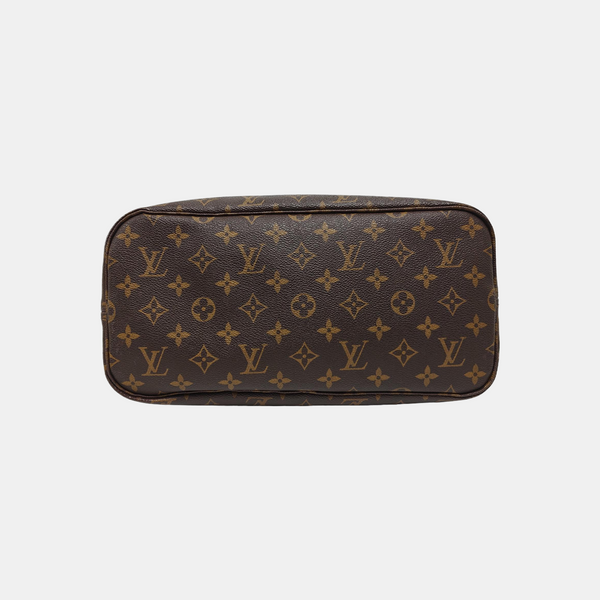 NEVERFULL MM Monogram Coated Canvas Brown