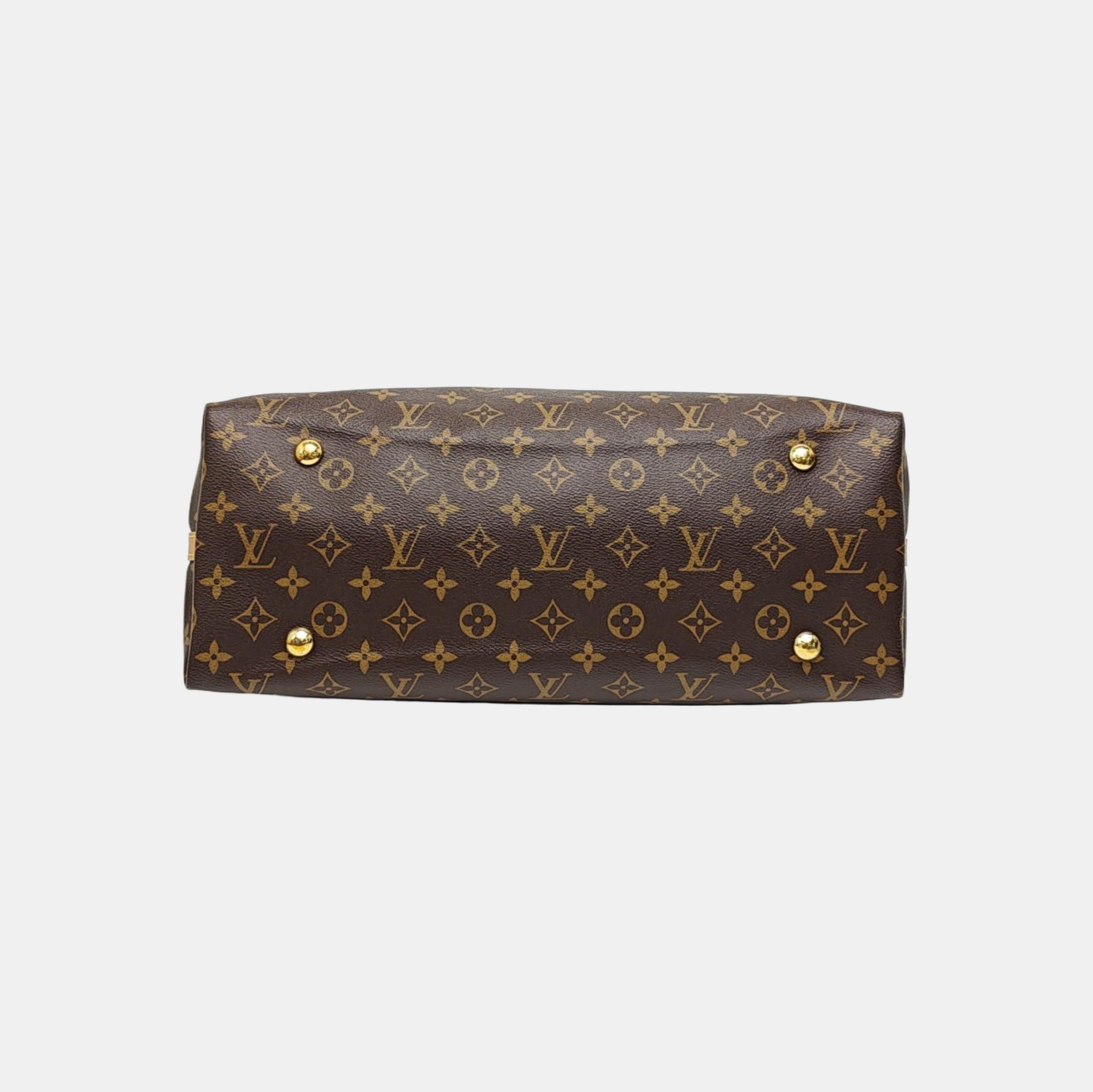 CARRYALL MM Monogram Coated Canvas Brown