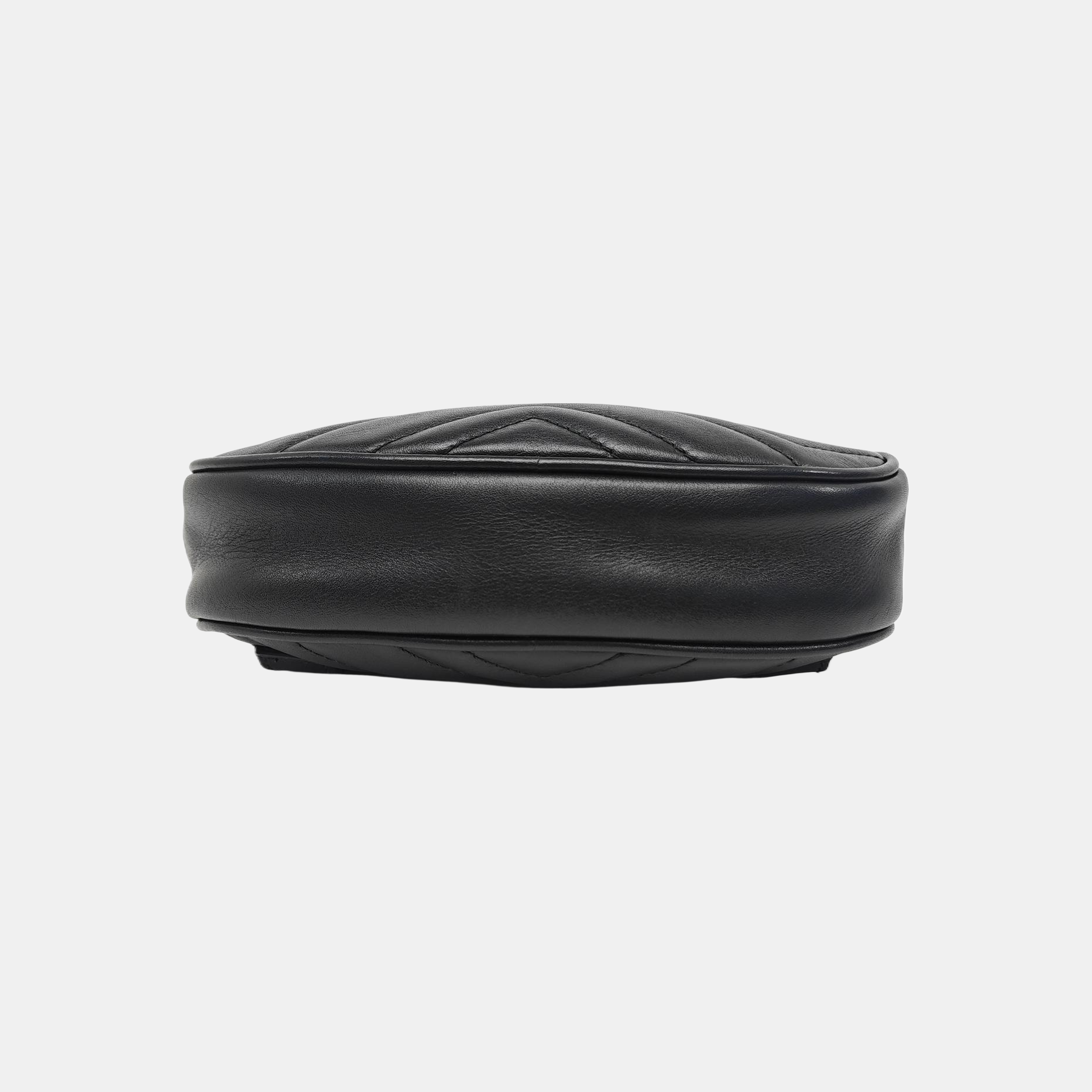 GG Marmont Super Mini Quilted Calfskin Black