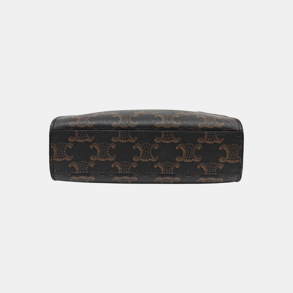 CABAS CELINE Mini Coated Canvas Brown