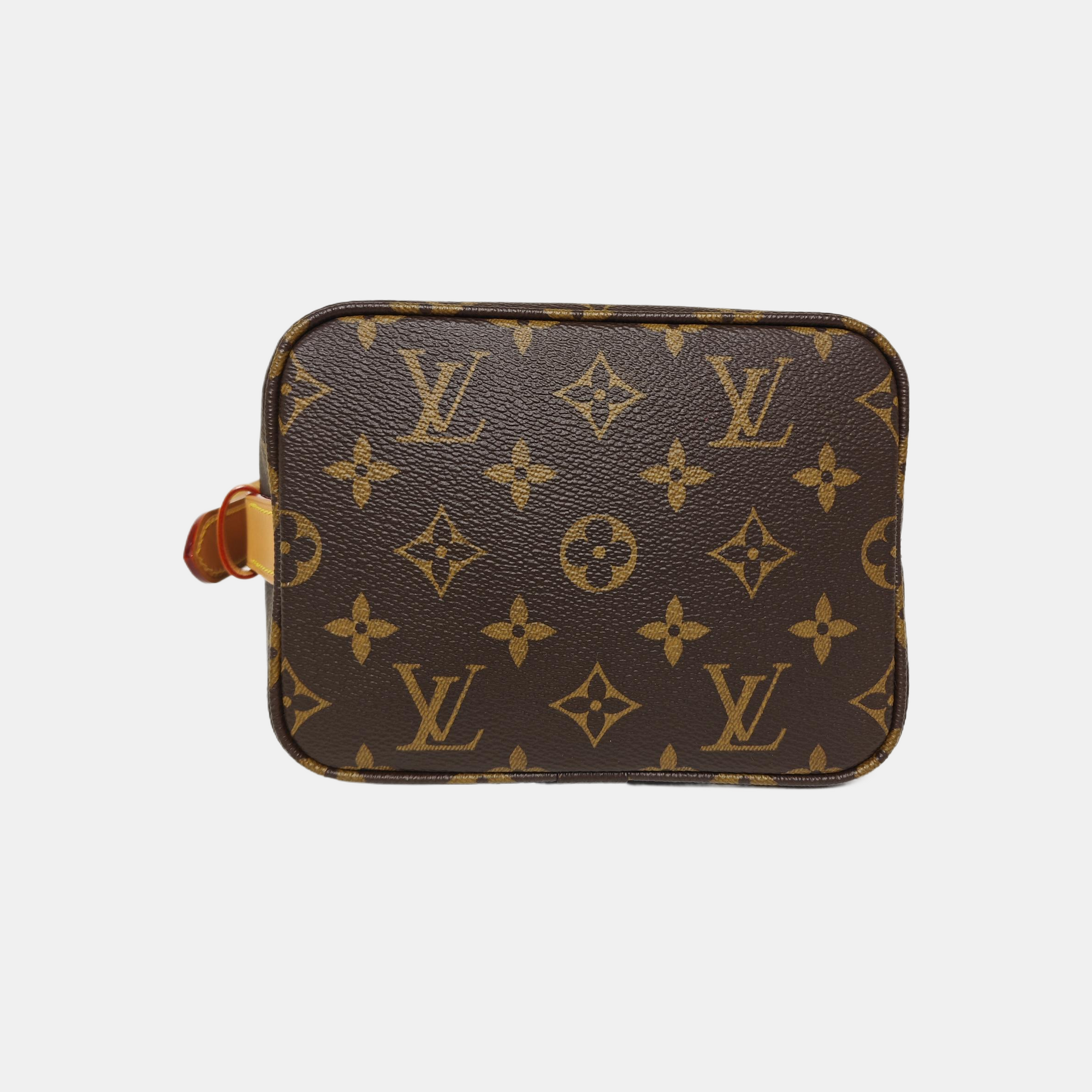 ALL IN BB Monogram Coated Canvas Brown