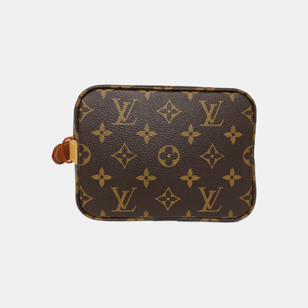 ALL IN BB Monogram Coated Canvas Brown