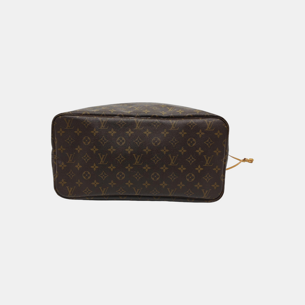 NEVERFULL GM Monogram Coated Canvas Brown
