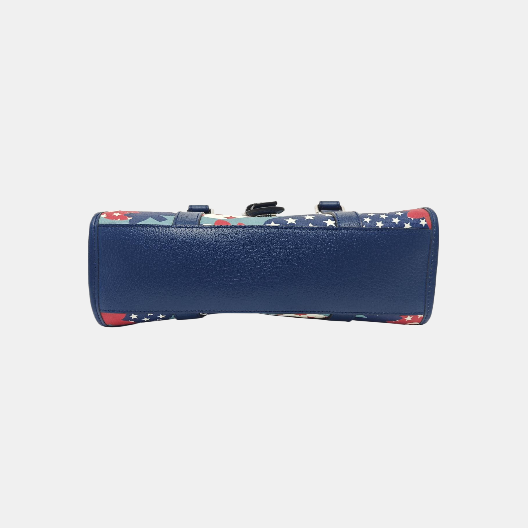 Coated Canvas Top Handle Bag Multicolor