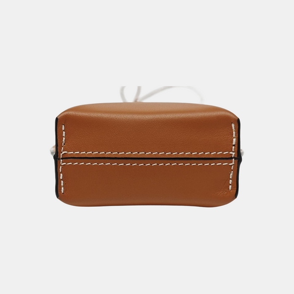 Calfskin Shoulder Bag Brown