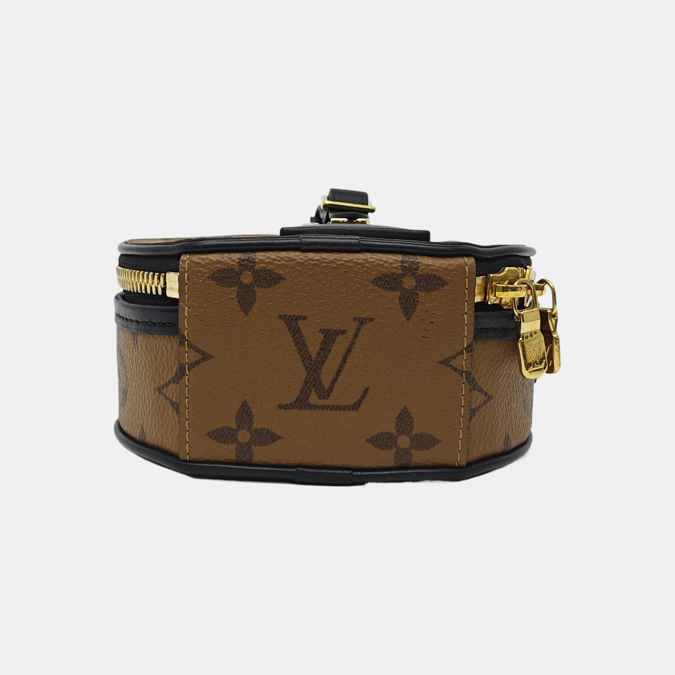 BOITE CHAPEAU Mini Monogram Coated Canvas Brown