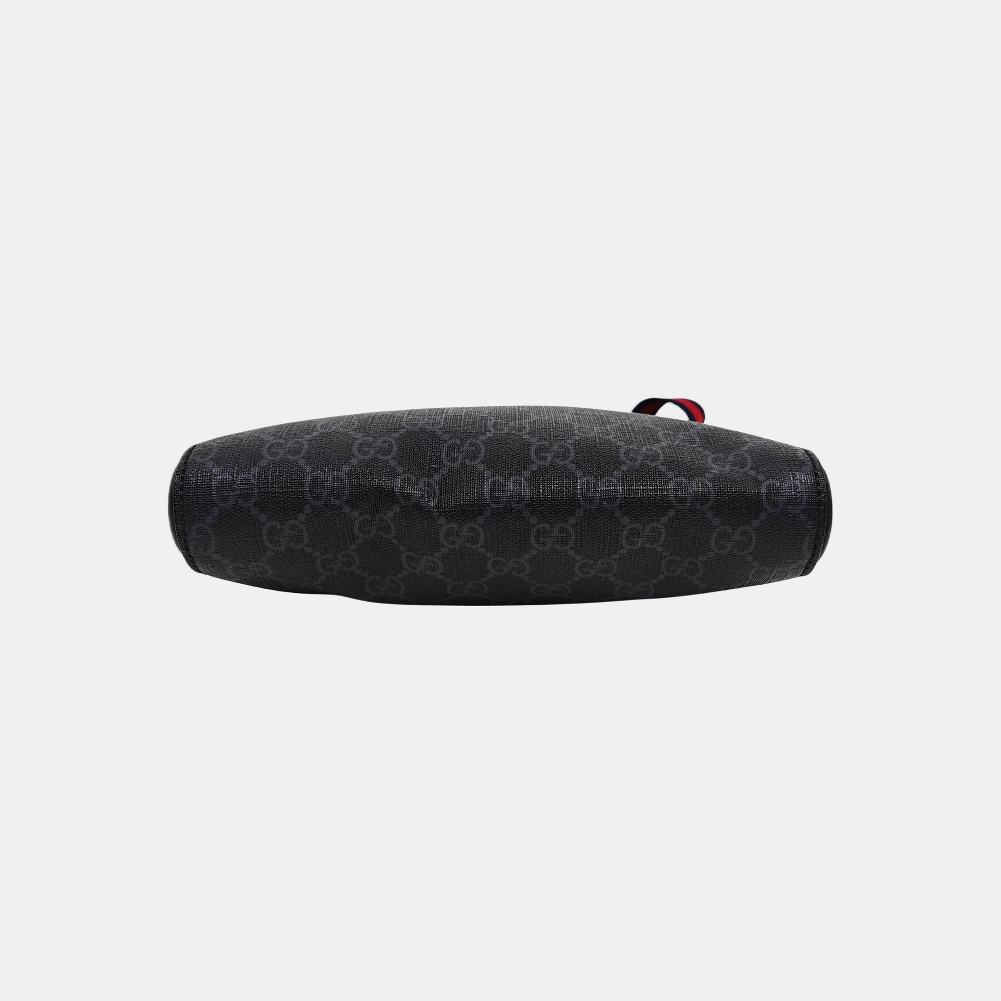 GG Imprime Small Monogram Coated Canvas Black