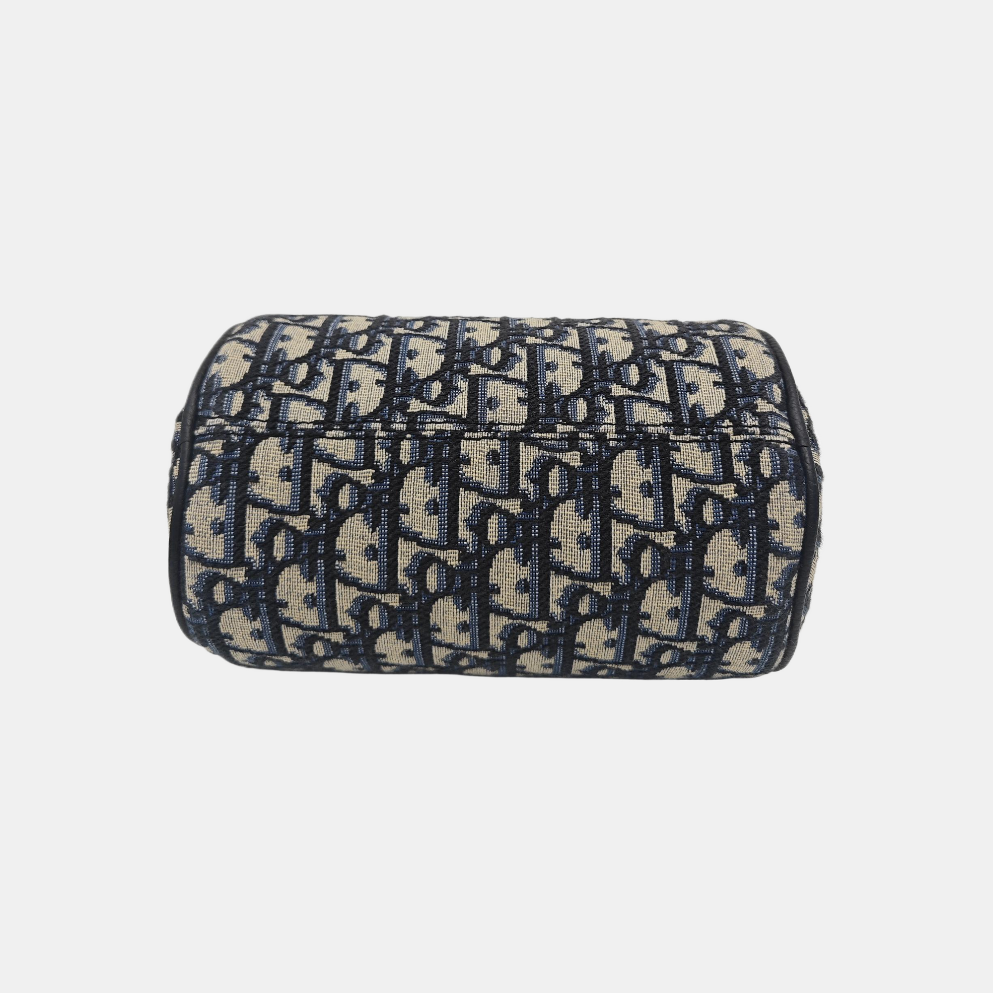 Saddle Mini Oblique Canvas Blue