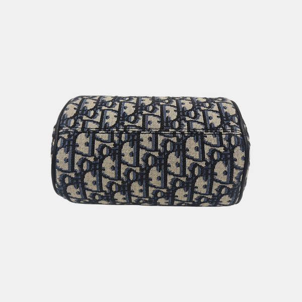Saddle Mini Oblique Canvas Blue