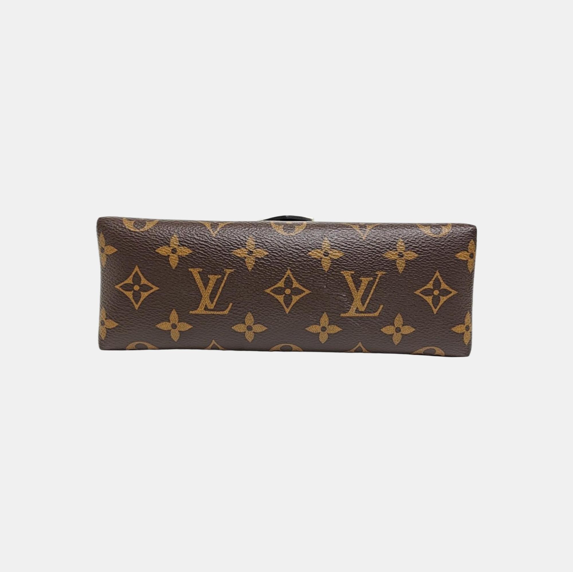 LOCKY BB Monogram Coated Canvas Brown