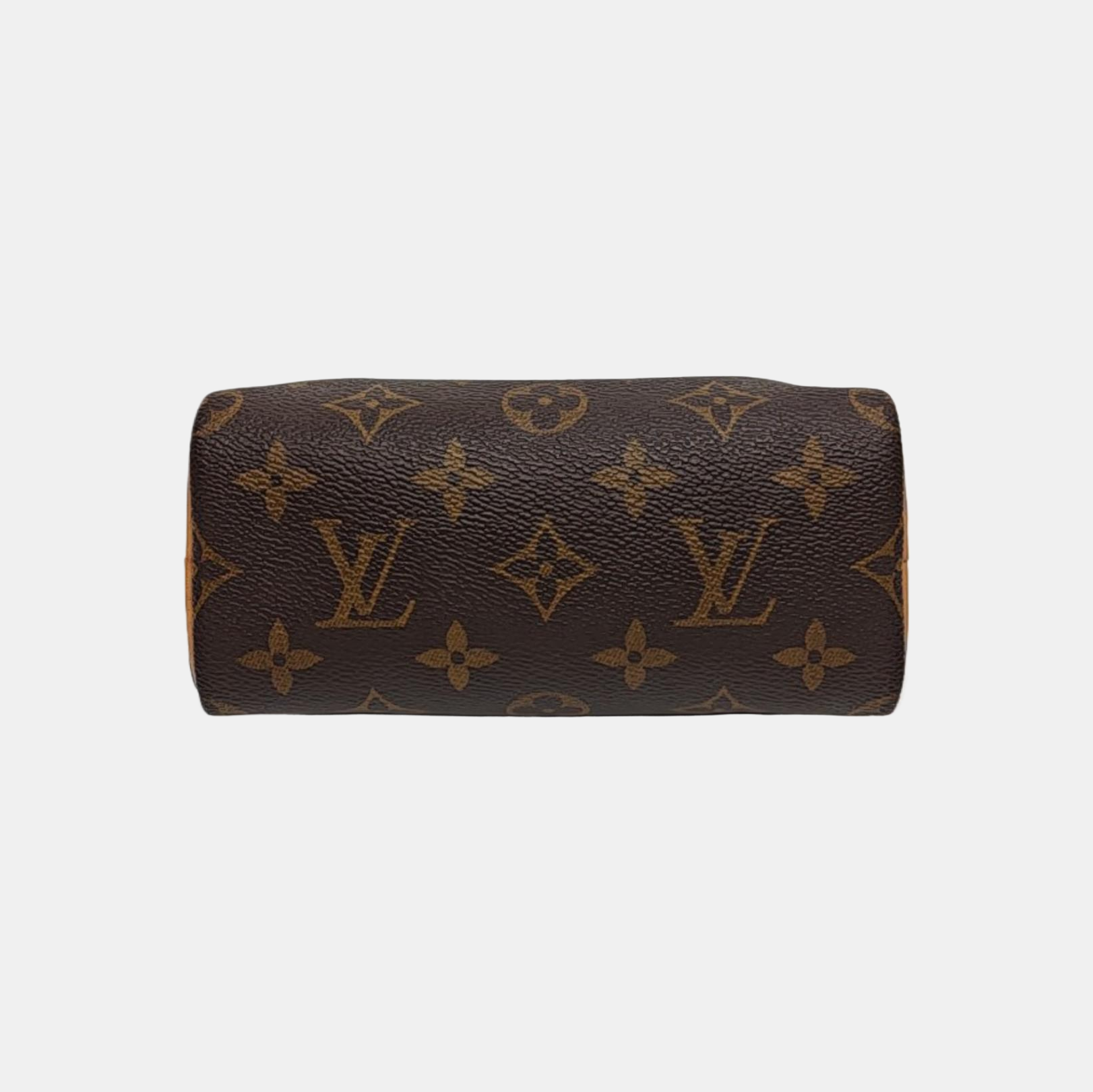 SPEEDY Nano Monogram Coated Canvas Brown