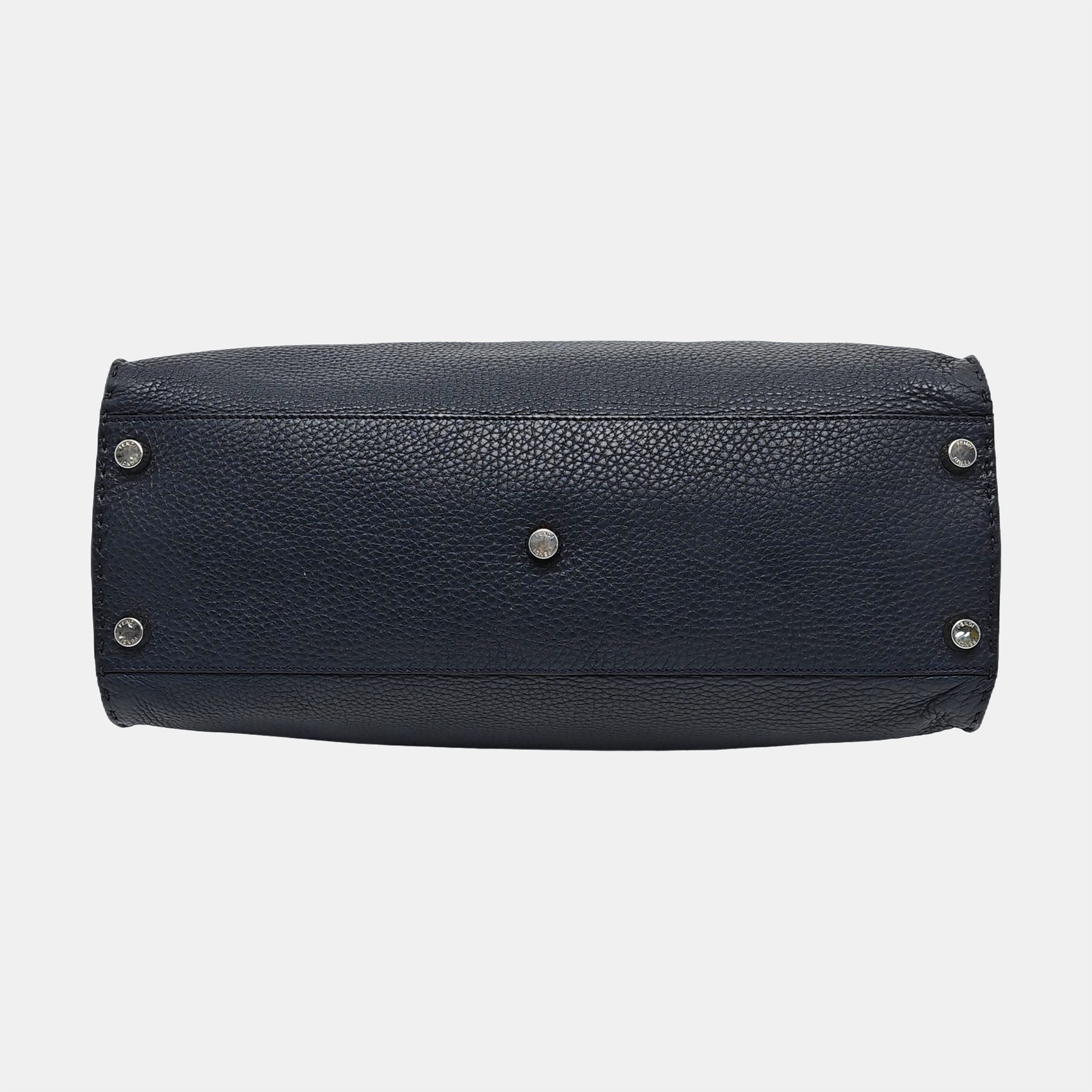 Authenticated pre-owned  Peekaboo Calfskin Blue - Tote Bag at Looply