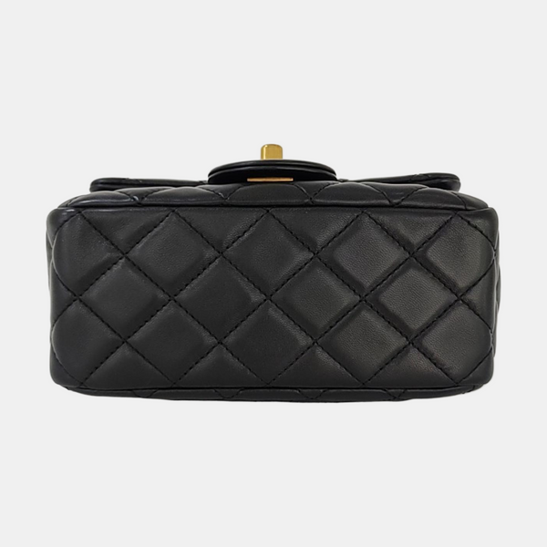 CLASSIC FLAP Mini Quilted Lambskin Black