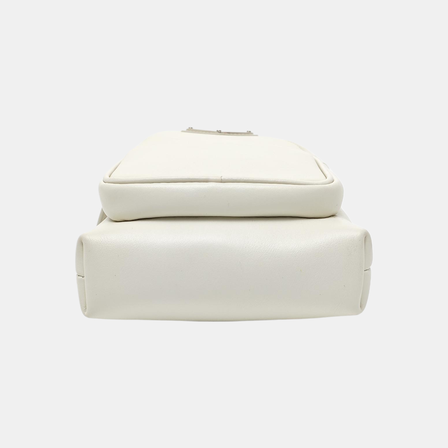 Calfskin Shoulder Bag White