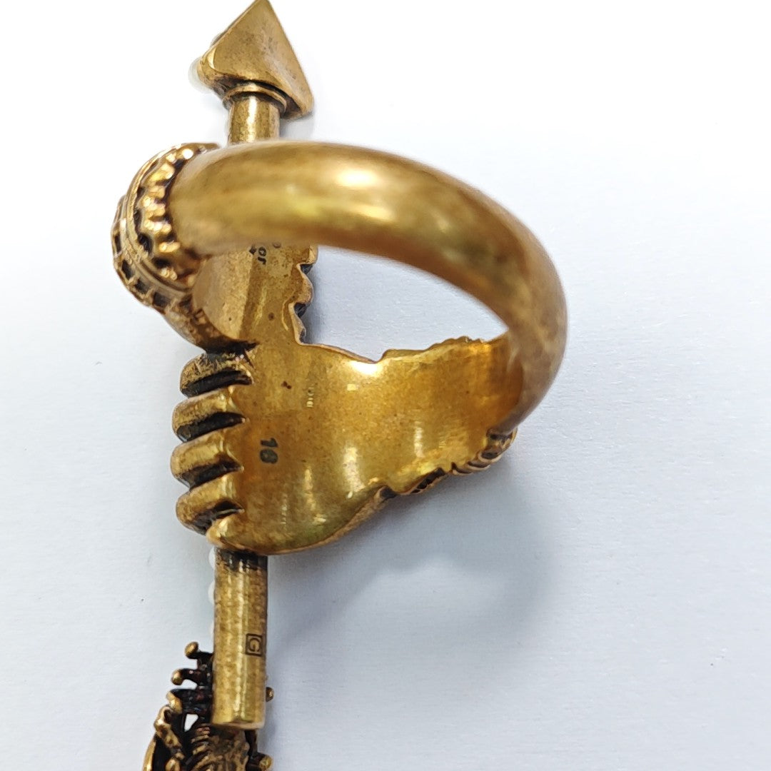 Metal Gold Ring HK 16