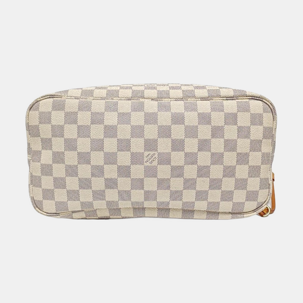NEVERFULL MM Damier Azur Coated Canvas White