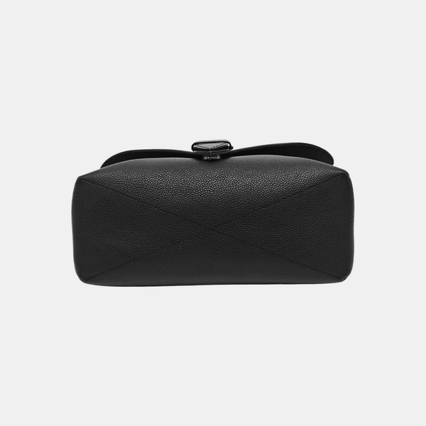 SAUMUR Monogram Coated Canvas Black
