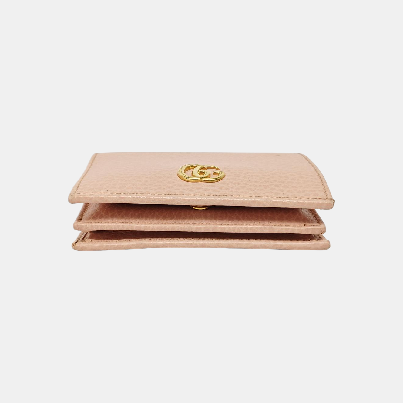 GG Marmont Mini Calfskin Pink Wallet
