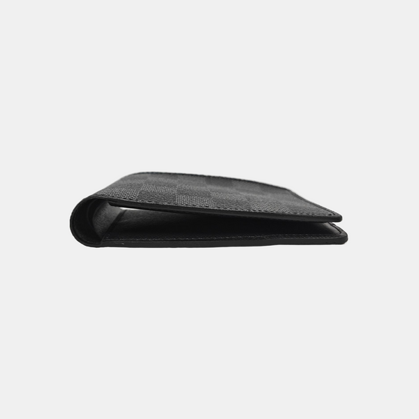 SLENDER Damier Graphite Coated Canvas Gray Wallet