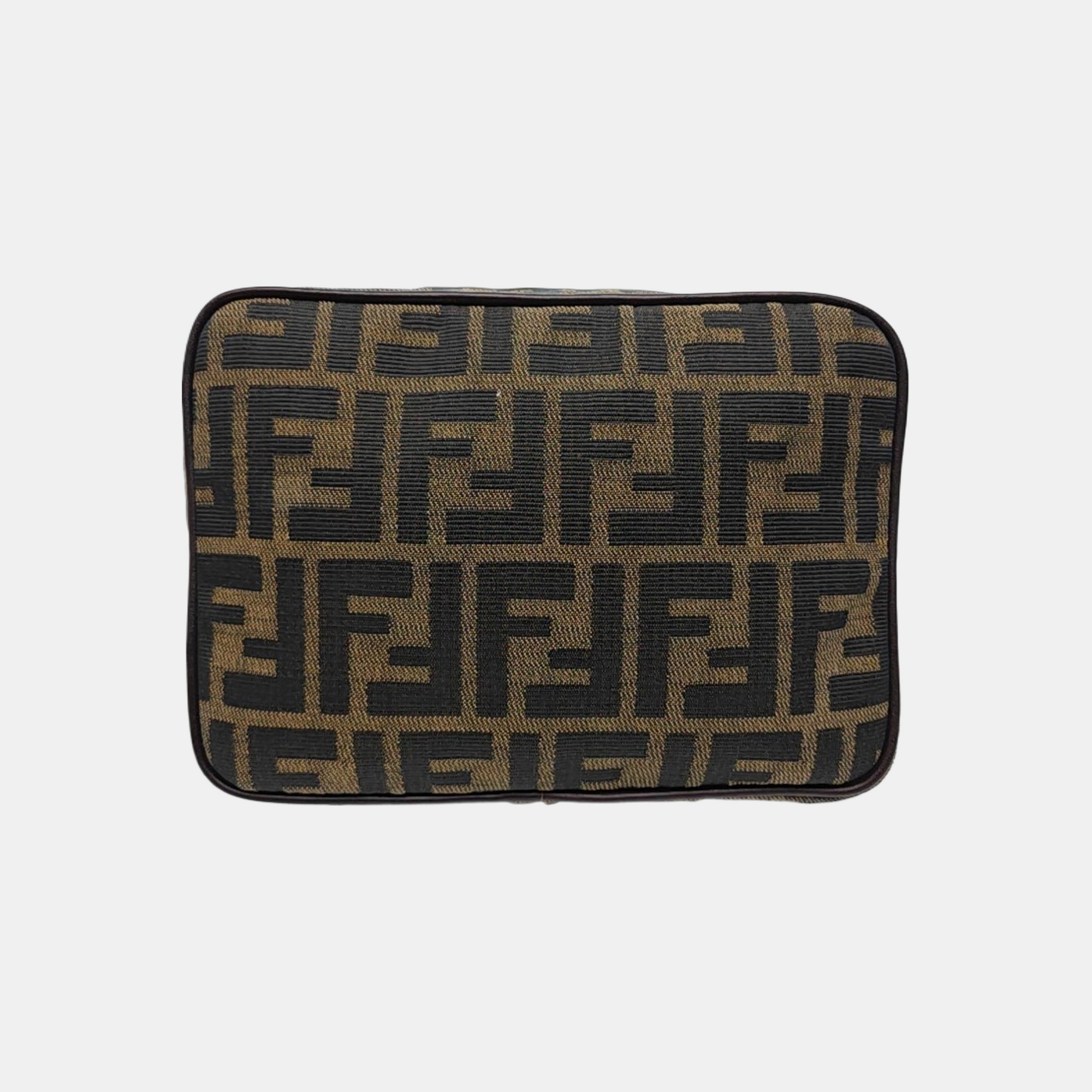Canvas Top Handle Bag Brown