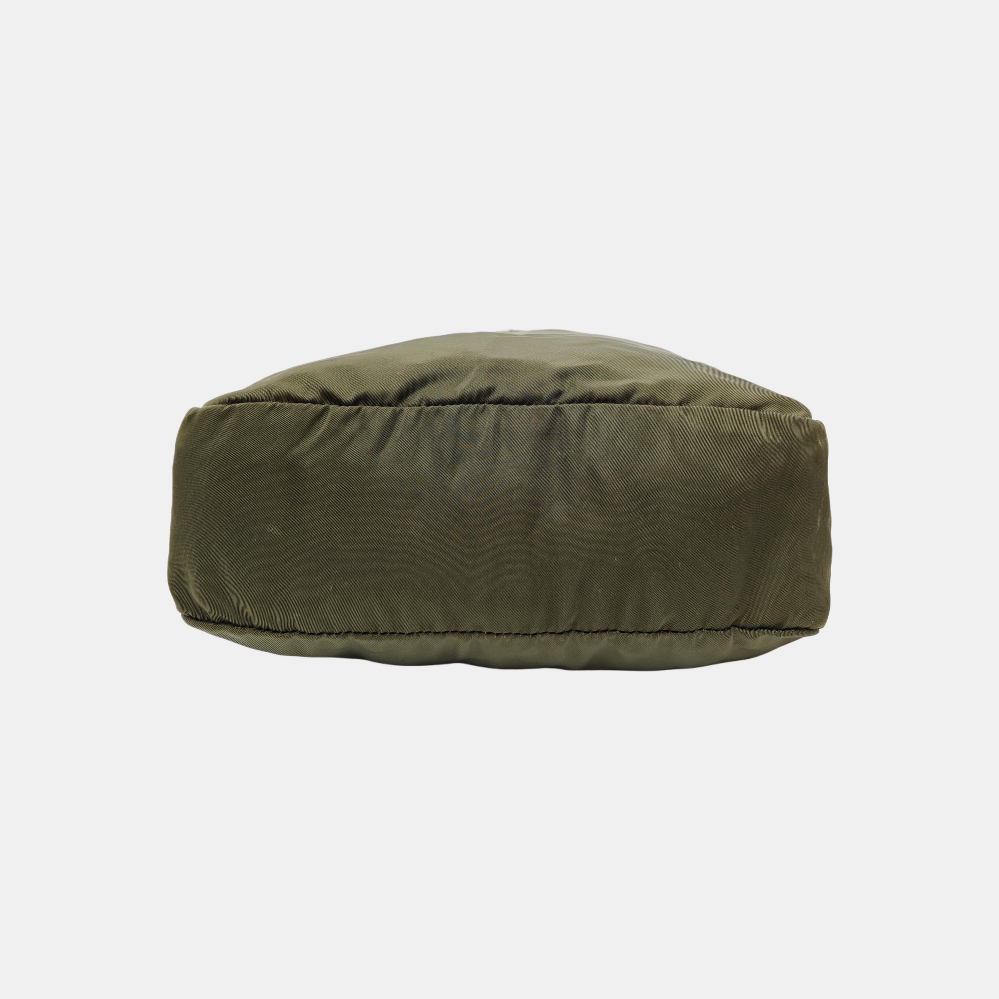 Nylon Shoulder Bag Green