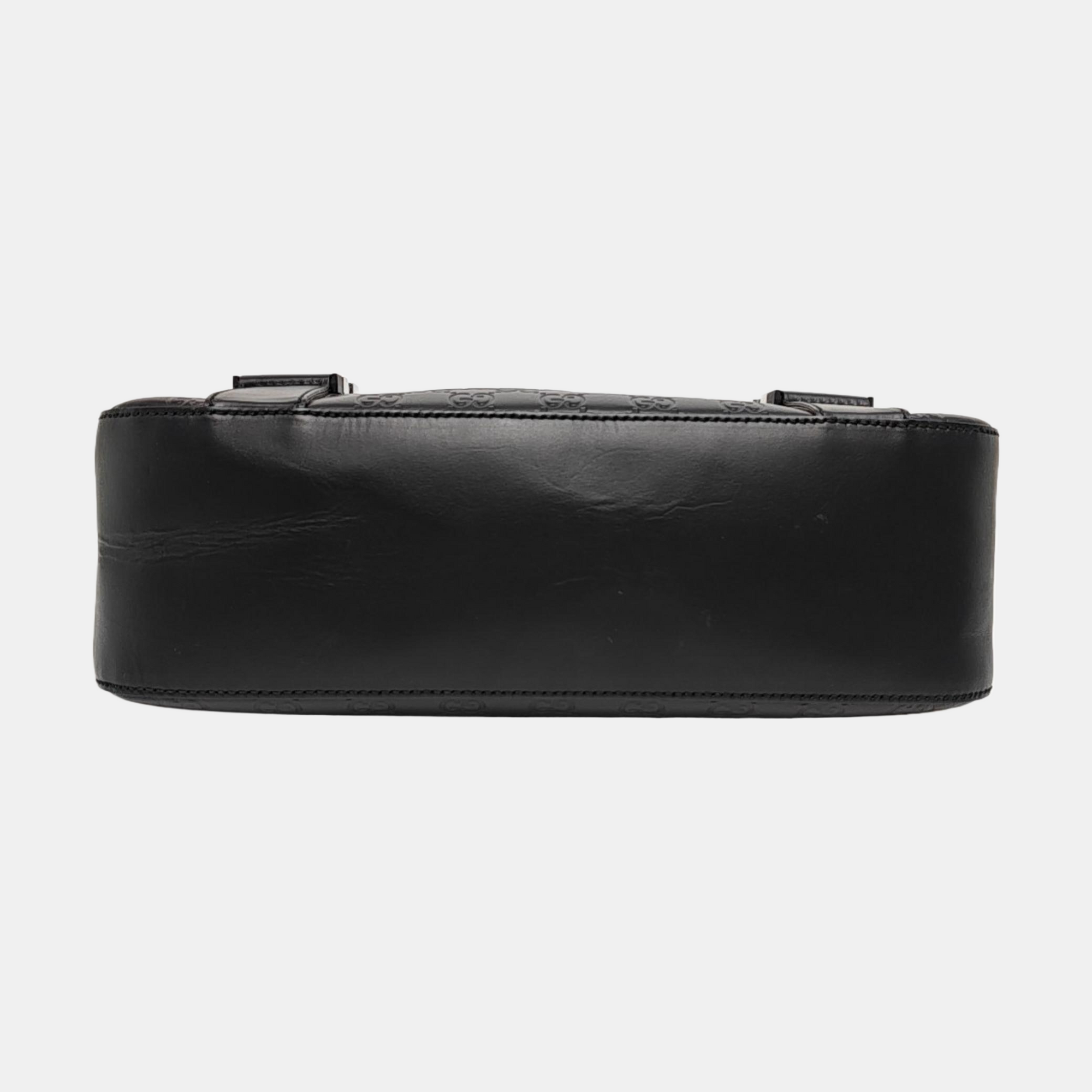 Ligne Shima Monogram Calfskin Black