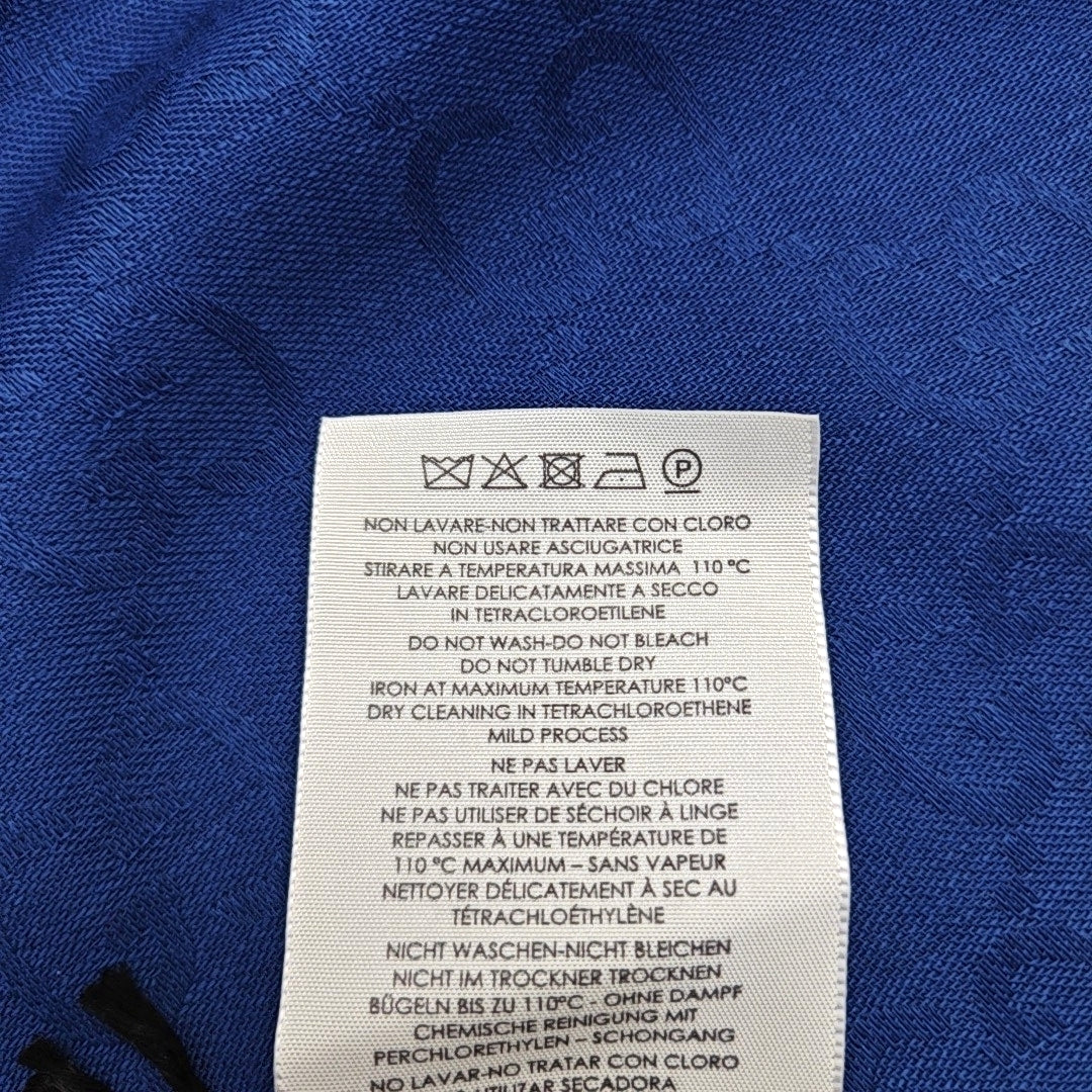 Wool Scarf Blue