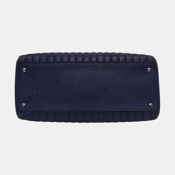 Quilted Calfskin Blue
