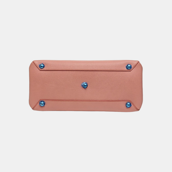 The Banner Medium Calfskin Pink