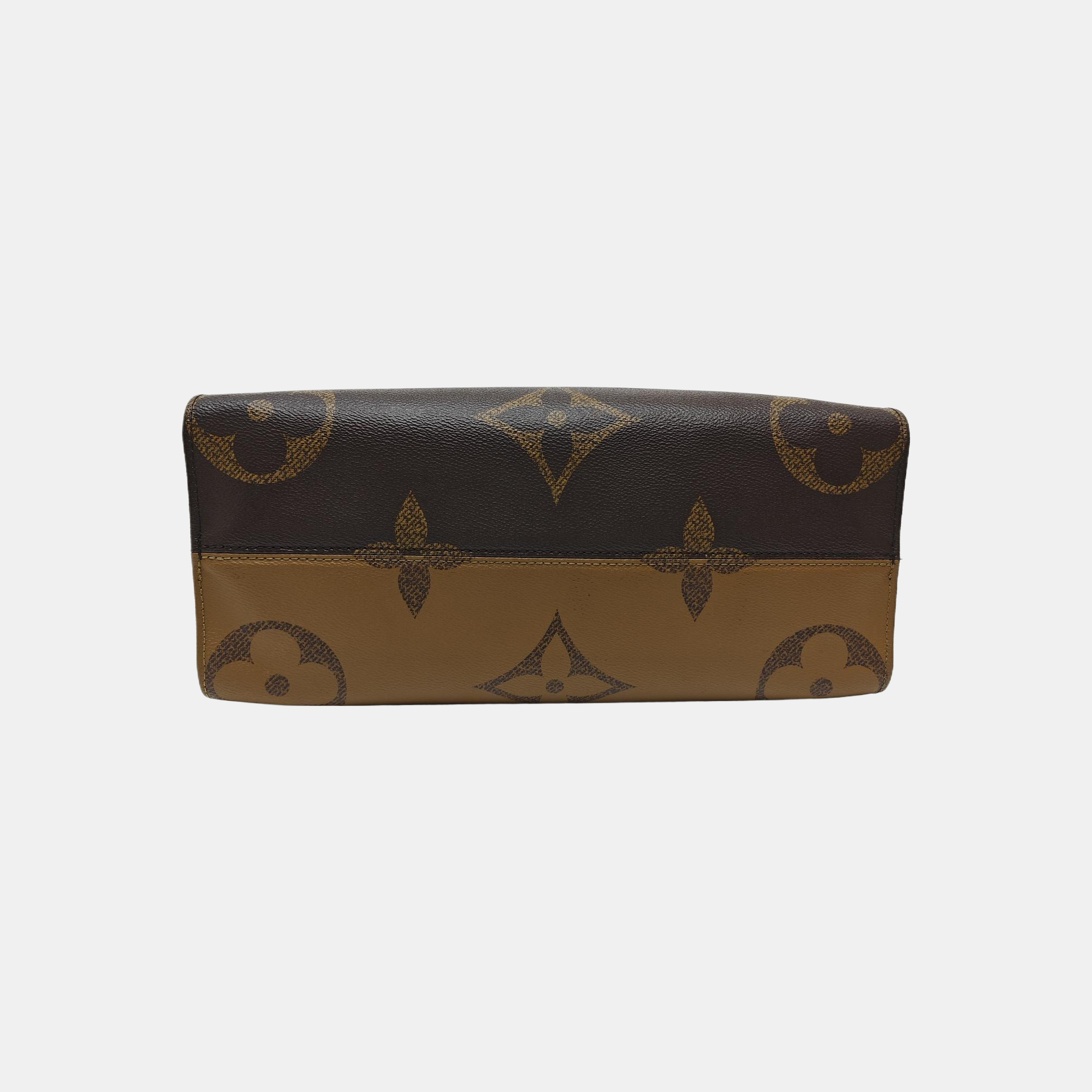 ONTHEGO MM Monogram Coated Canvas Brown