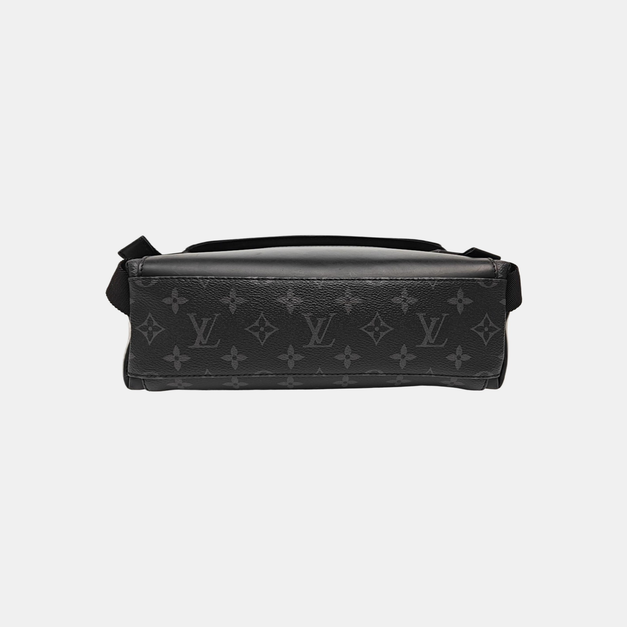 VOYAGER PM Monogram Coated Canvas Black