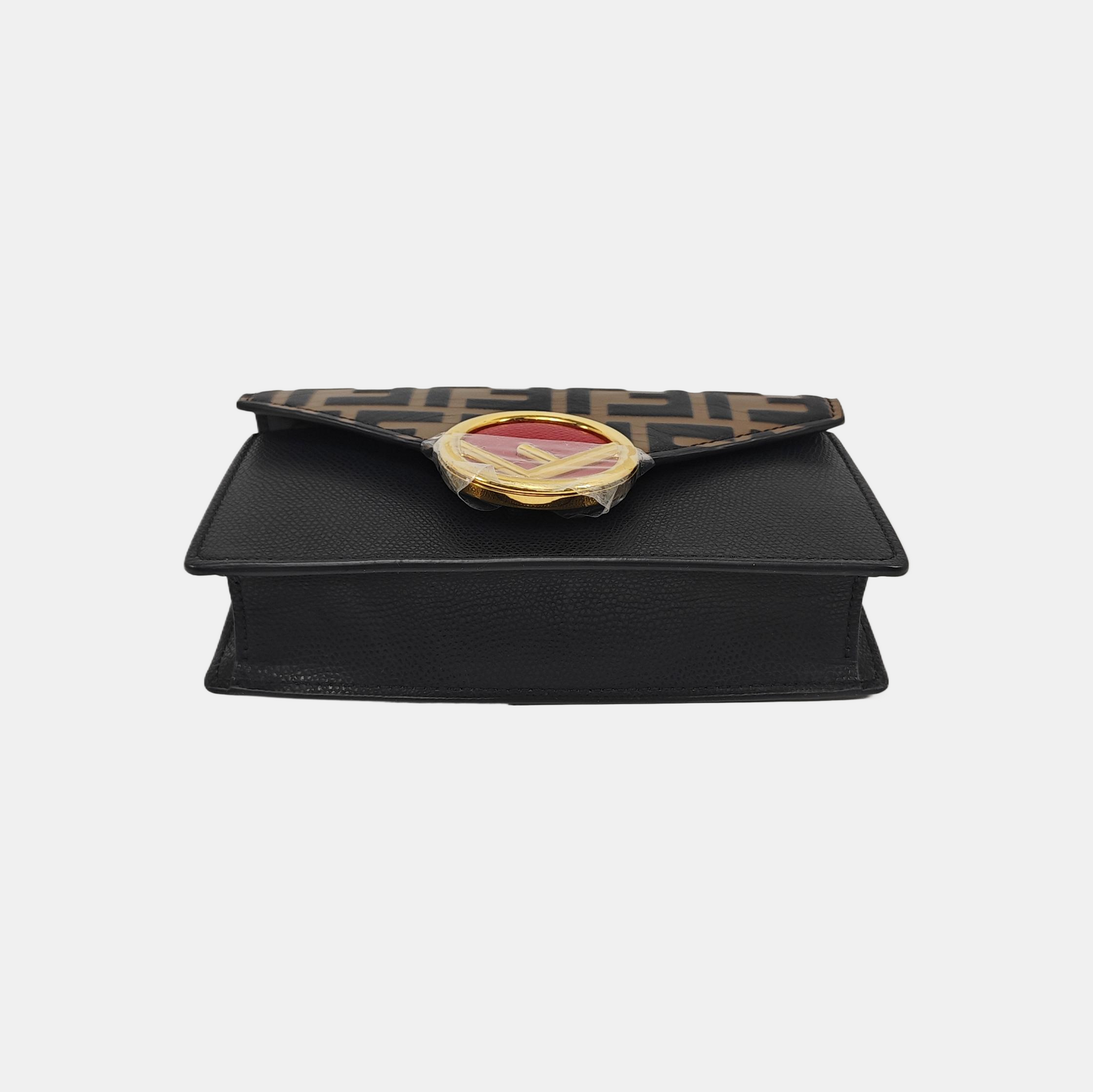 Double Micro Calfskin Black