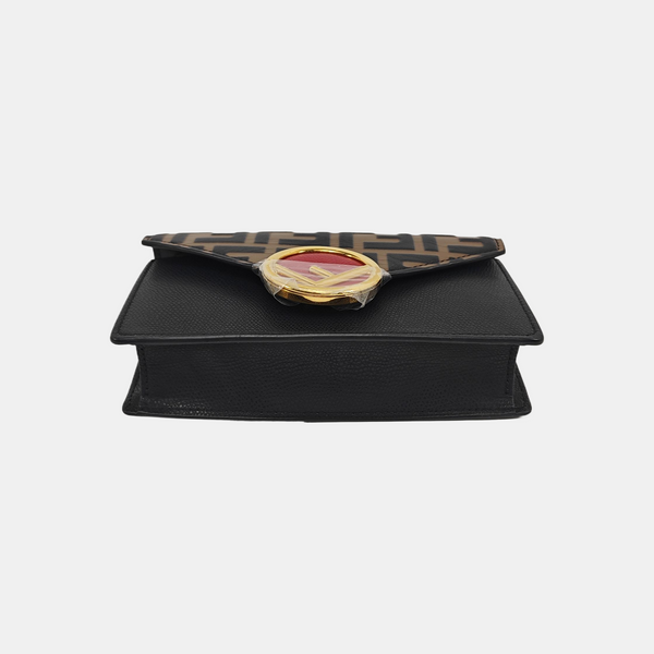 Double Micro Calfskin Black