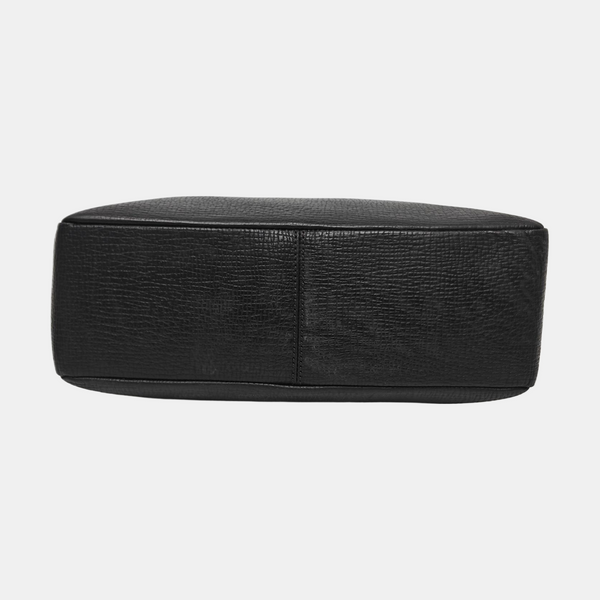 Calfskin Top Handle Bag Black