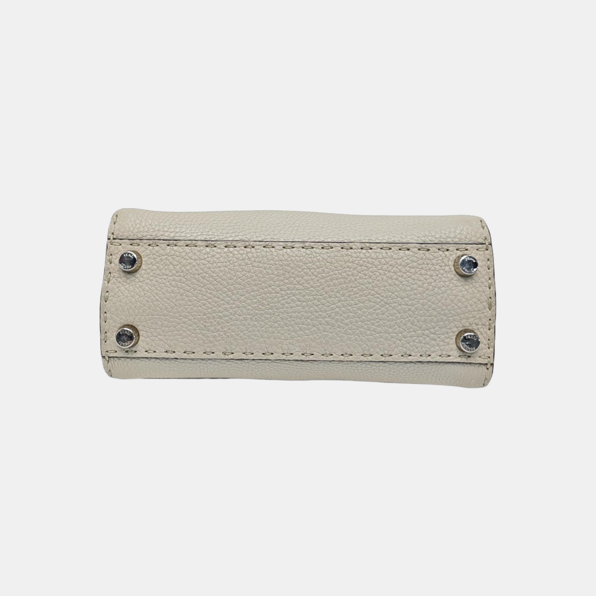 Peekaboo Mini Calfskin White
