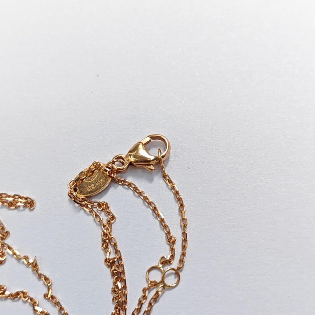 Jeux De Liens 18k Rose Gold Necklace