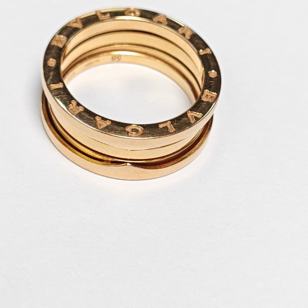 B.ZERO1 18k Rose Gold Ring EU 58