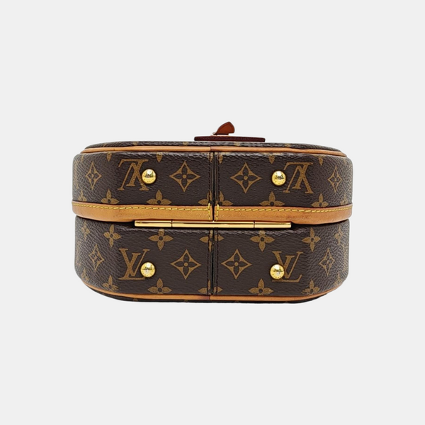 BOITE CHAPEAU PM Monogram Coated Canvas Brown