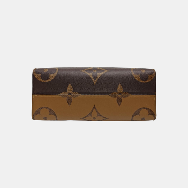 ONTHEGO MM Monogram Coated Canvas Brown