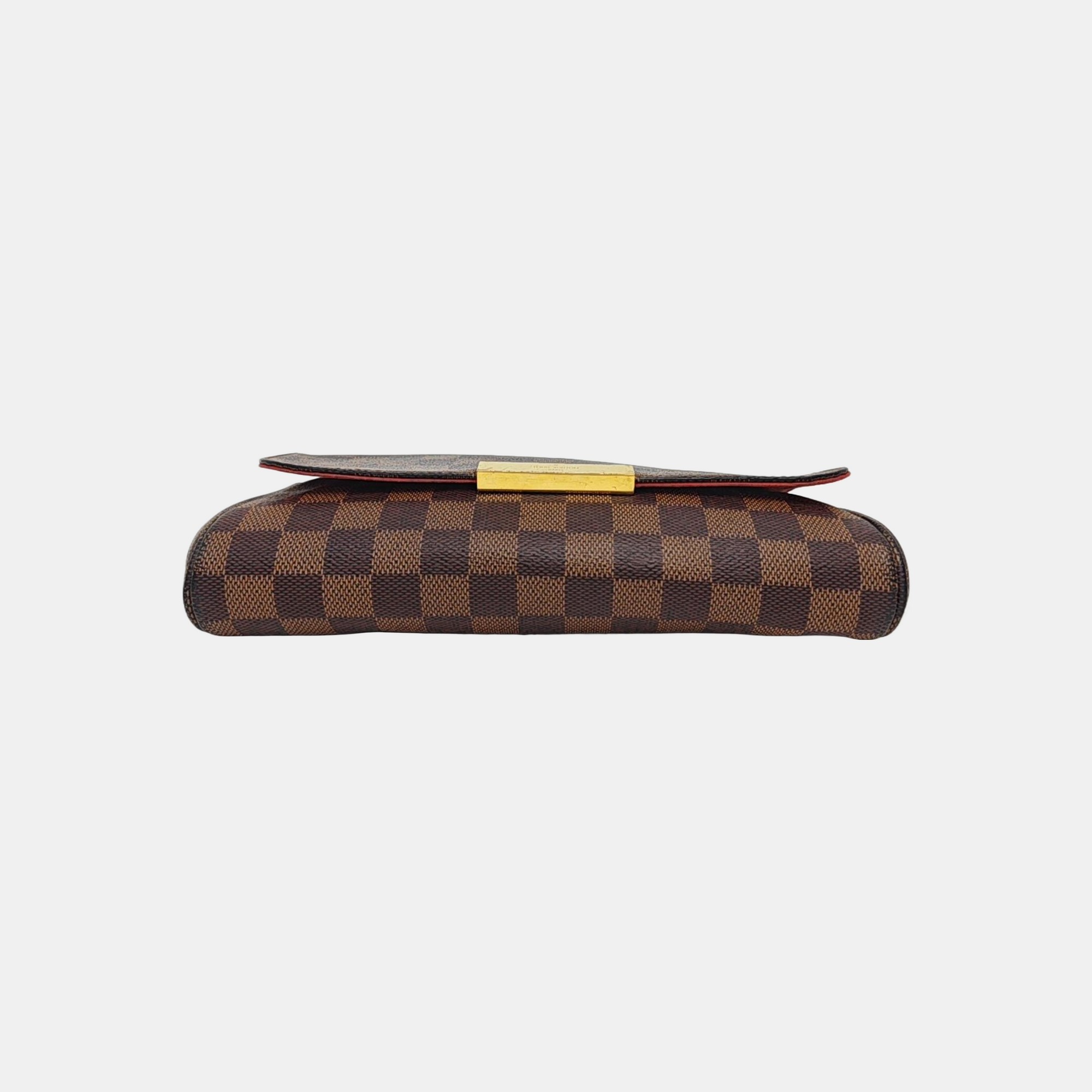 FAVORITE PM Damier Ebene Coated Canvas Brown