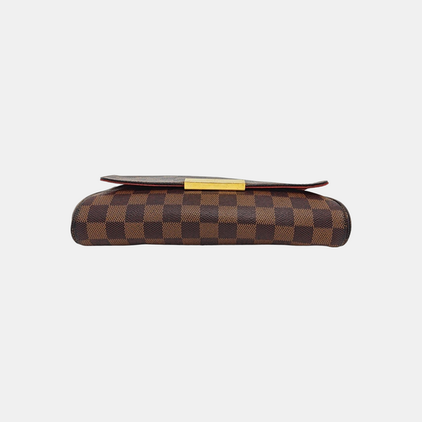 FAVORITE PM Damier Ebene Coated Canvas Brown