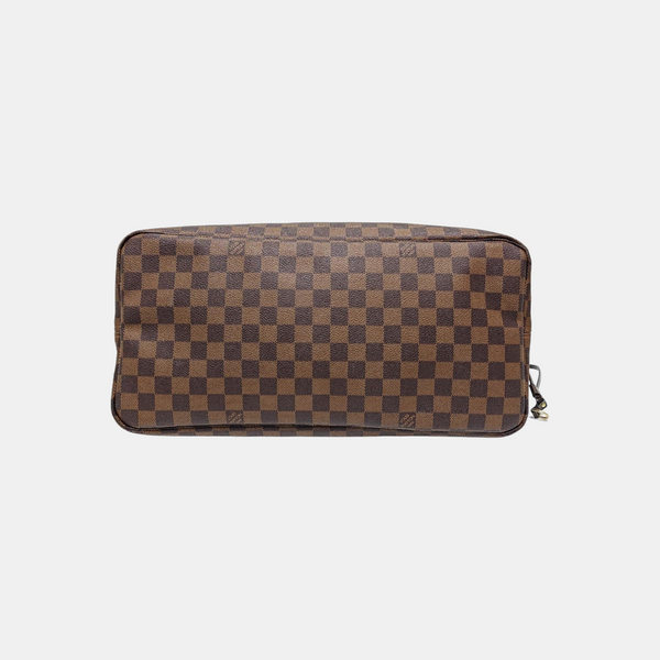 NEVERFULL GM Damier Ebene Coated Canvas Brown