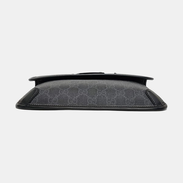 Neo Vintage Monogram Coated Canvas Black