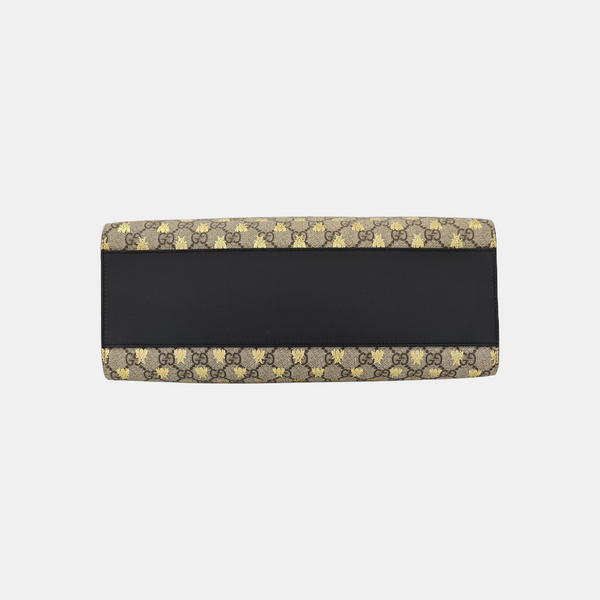 Padlock Medium Monogram Coated Canvas Brown