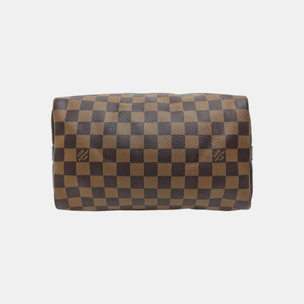 SPEEDY 25 Damier Ebene Coated Canvas Brown