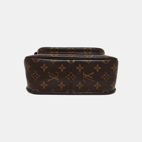 PASSY Monogram Coated Canvas Brown