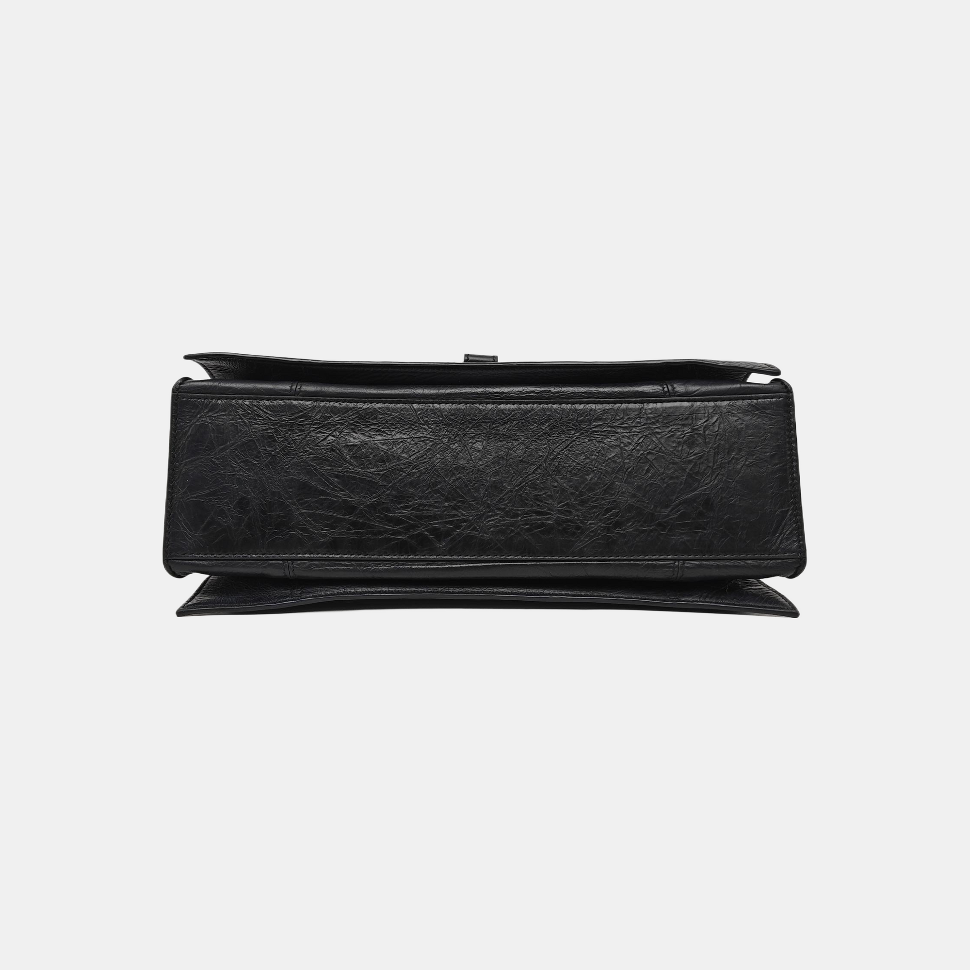 Crush Medium Calfskin Black