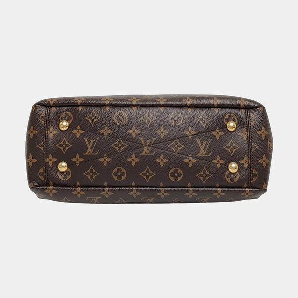 Authenticated pre-owned  PALLAS Monogram Coated Canvas Brown - Tote Bag at Looply